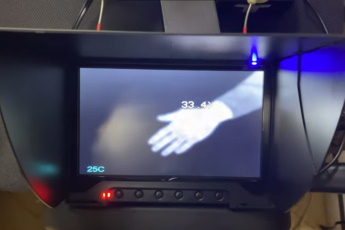 Видео пример определения повышенной температуры и сигнализации при нахождении повышенной температуры