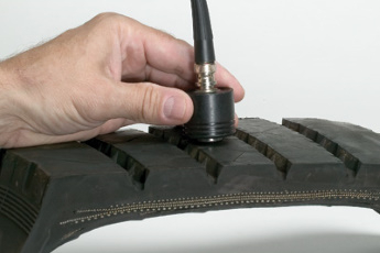 Измерение толщины шлангов, резиновых трубопроводов, шин, листов резины, покрытий, элластичных баллонов