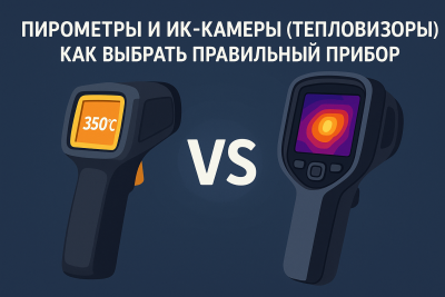 Пирометры и ИК-камеры (тепловизоры): как выбрать правильный прибор.